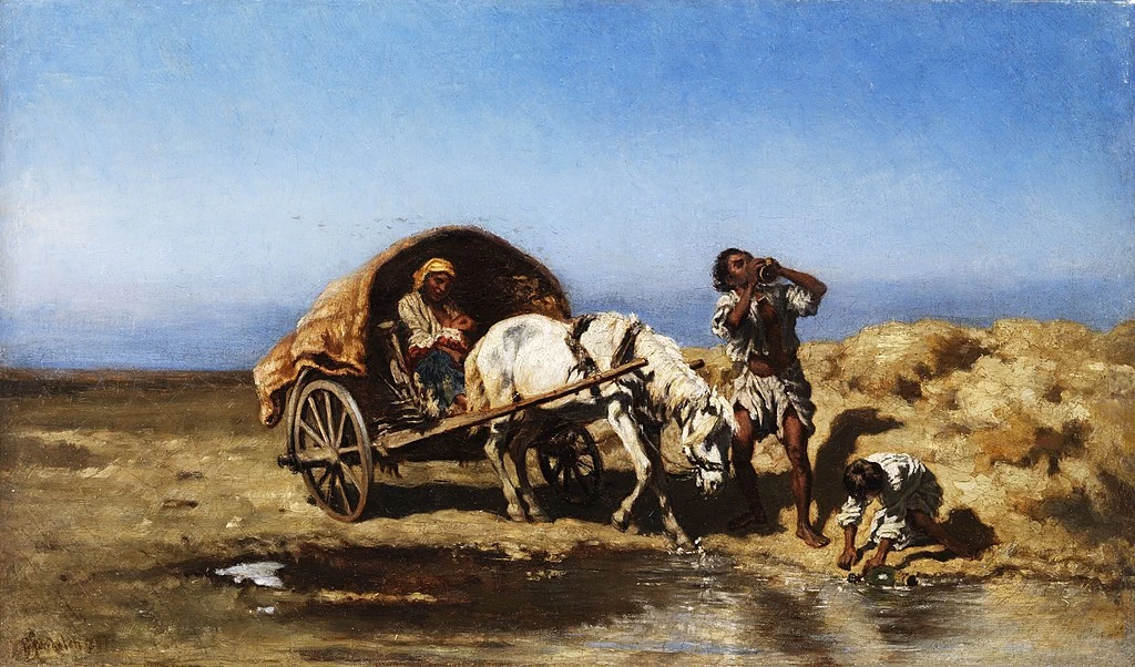 Carro gitano all'abbeveratoio (1857) - Museo di Amsterdam